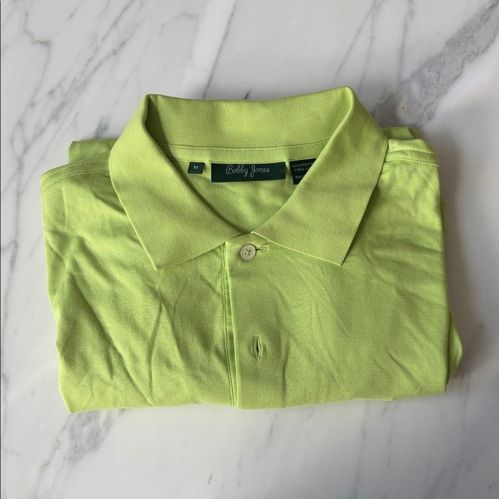 Bobby Jones Men's Bright Green Polo Shirt